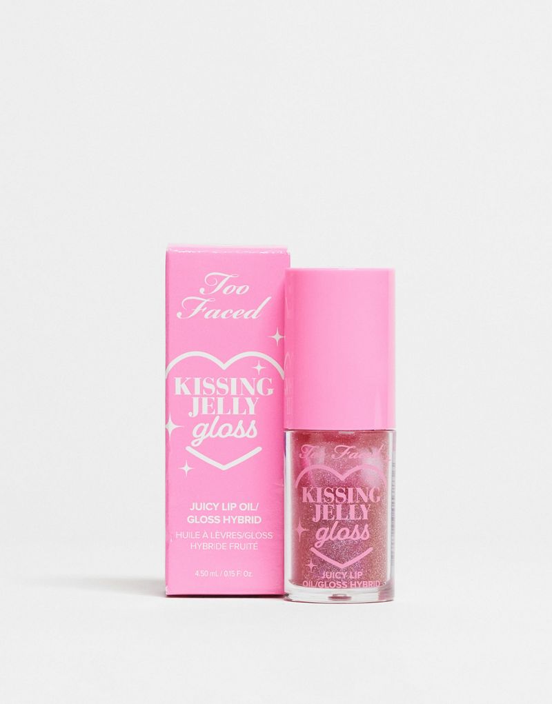 Too Faced Kissing Jelly Lip Oil Gloss- Grape Soda Too Faced