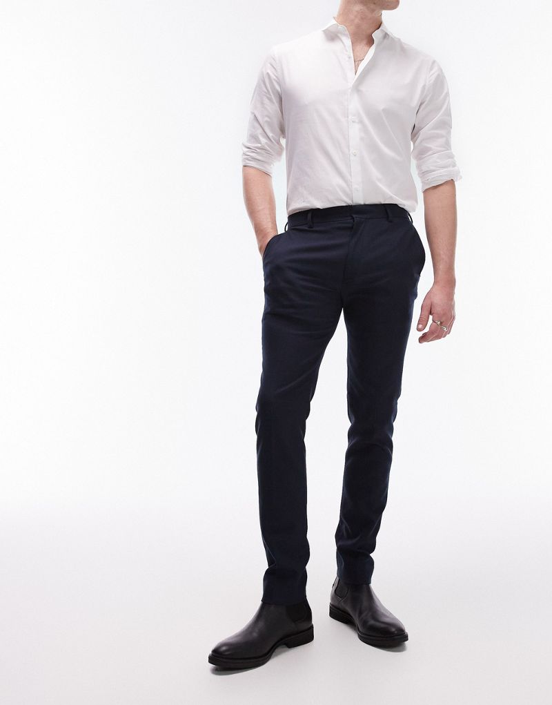 Мужские Брюки для костюма Topman Super Skinny TOPMAN