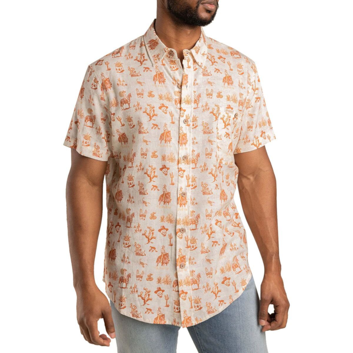 Рубашка City Slicker на пуговицах с короткими рукавами Sendero Provisions Co.