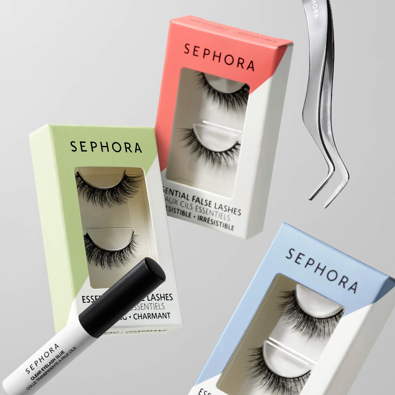 Клей для накладных ресниц с кисточкой, быстро сохнущий, без латекса Sephora Collection