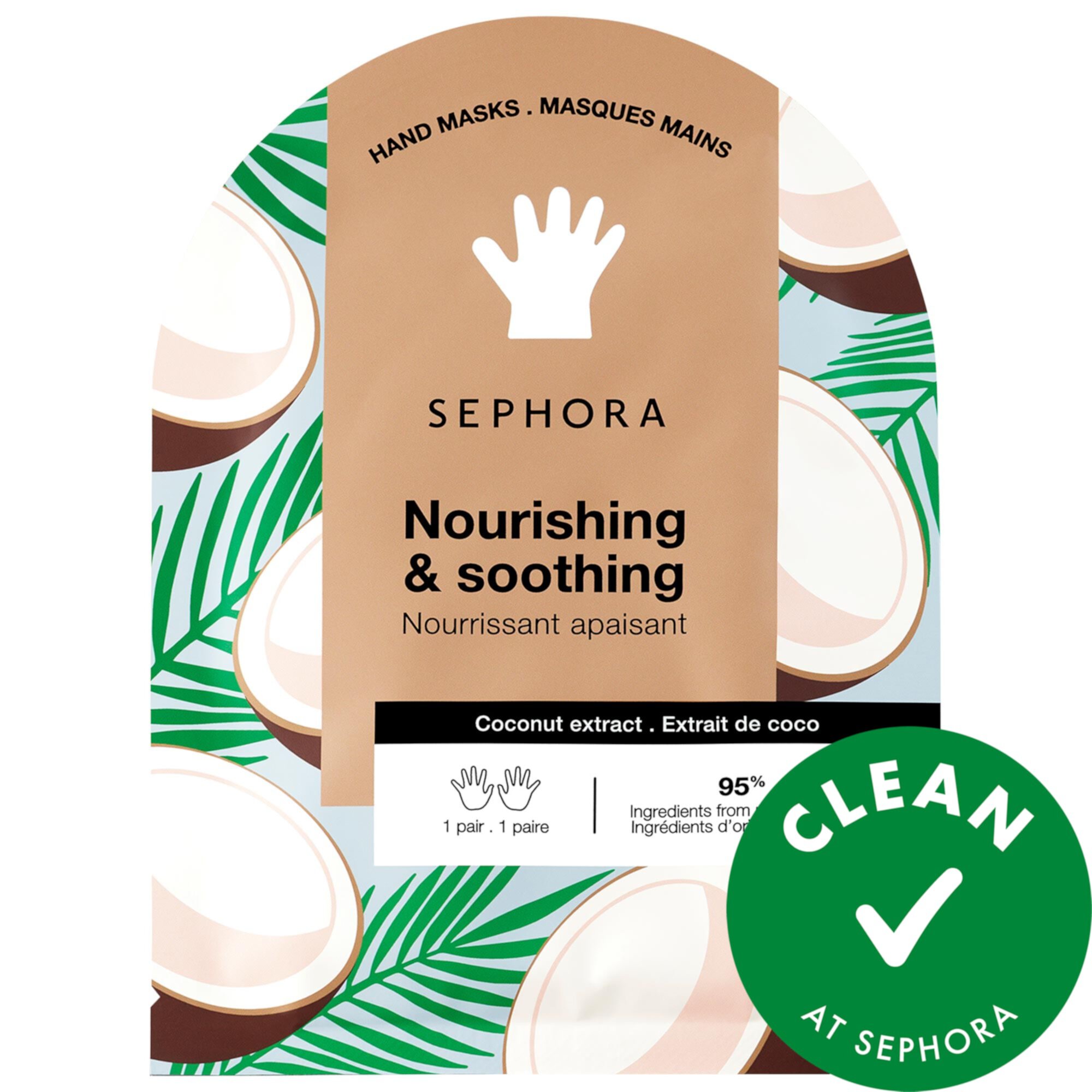 Hydrating Hand Mask in Coconut + Mango  SEPHORA COLLECTION