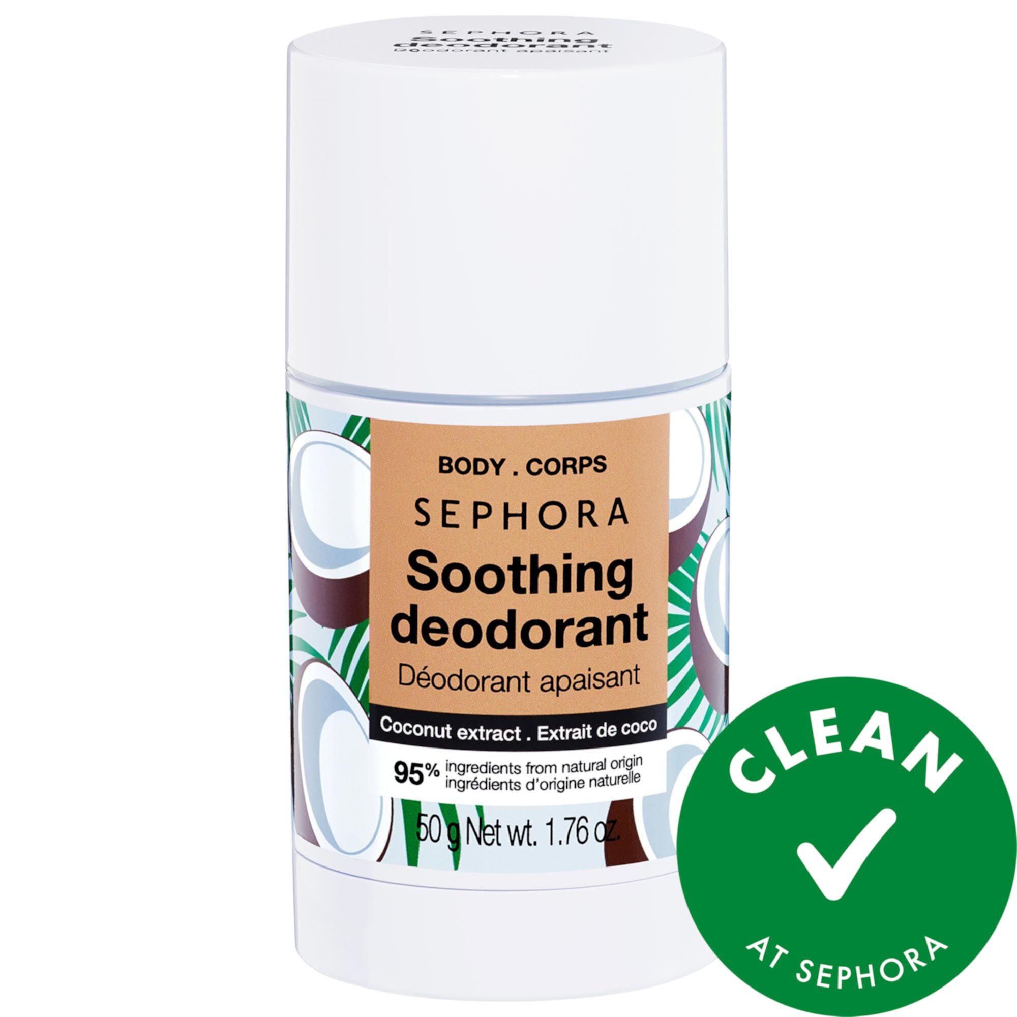 Solid Deodorant in Coconut + Aloe  SEPHORA COLLECTION