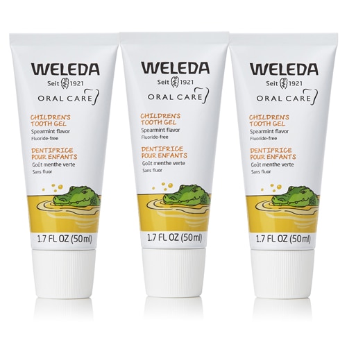 Детская зубная паста-гель Weleda Children's Tooth Gel Toothpaste -- 1.7 fl oz / упаковка из 3 Weleda