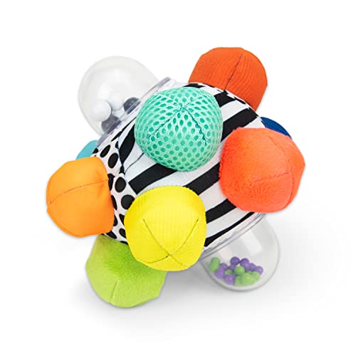 Sassy Developmental Bumpy Ball | Easy to Grasp Bumps Help Develop Motor Skills | for Ages 6 Months and Up | Colors May Vary 5.5 long x 7.5 wide x 8.9 high Sassy