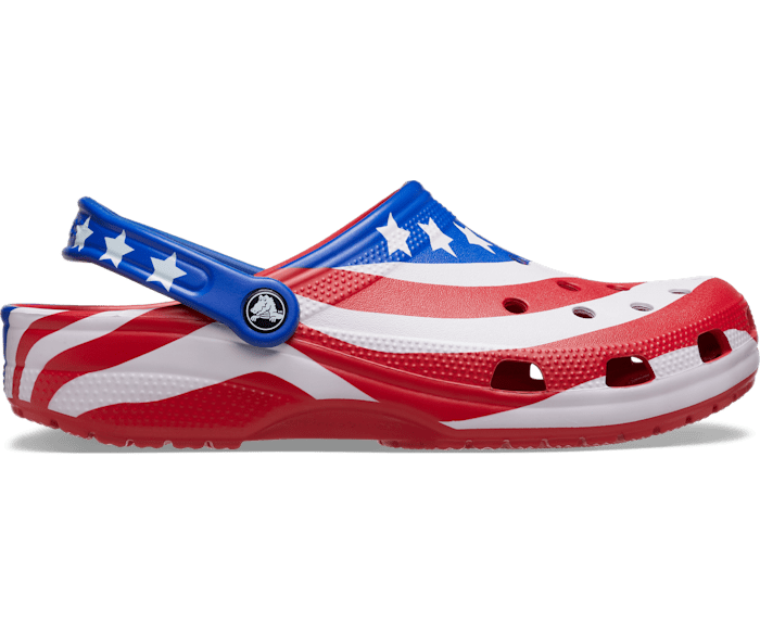 Classic American Flag Clog Crocs