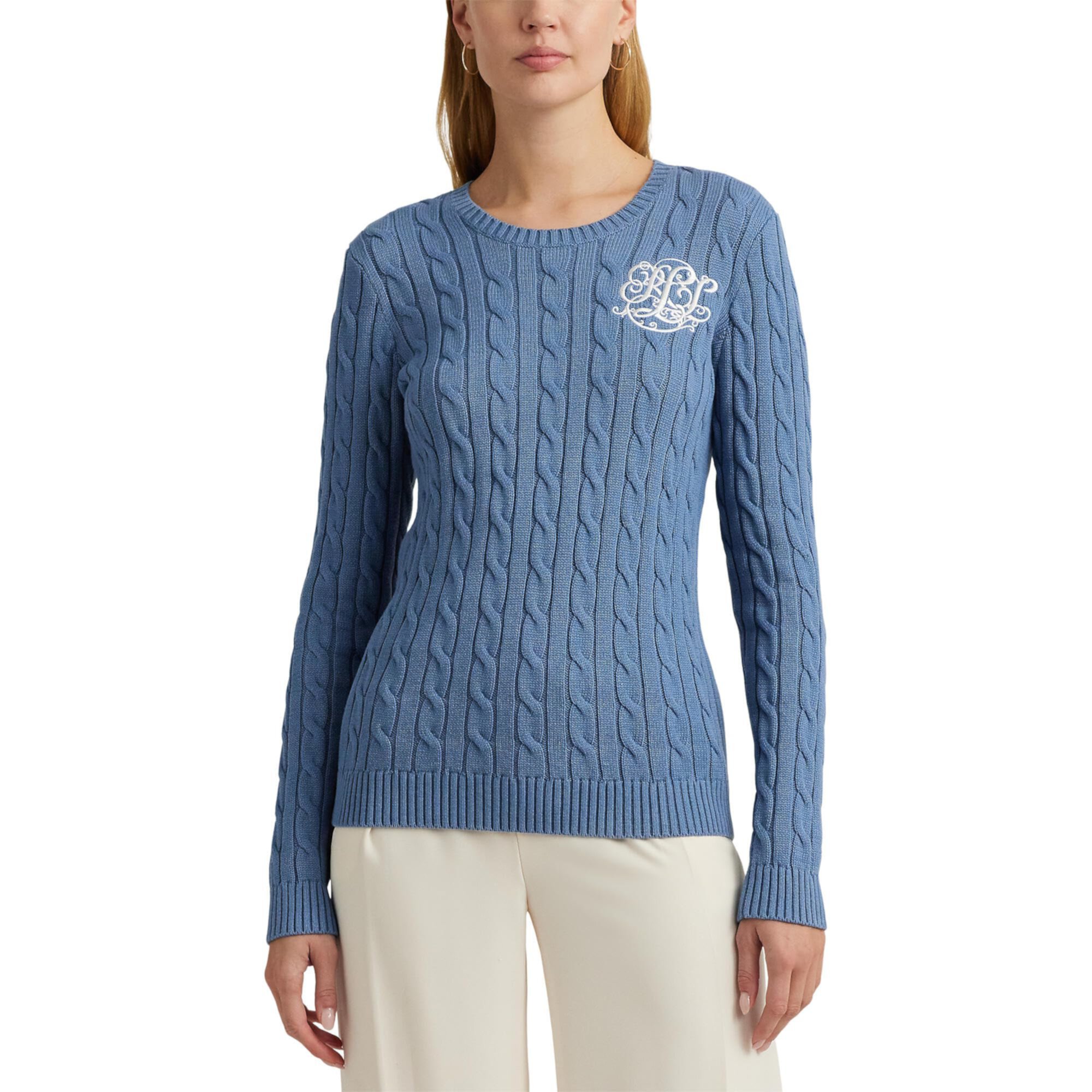 Cable-Knit Cotton Sweater LAUREN Ralph Lauren
