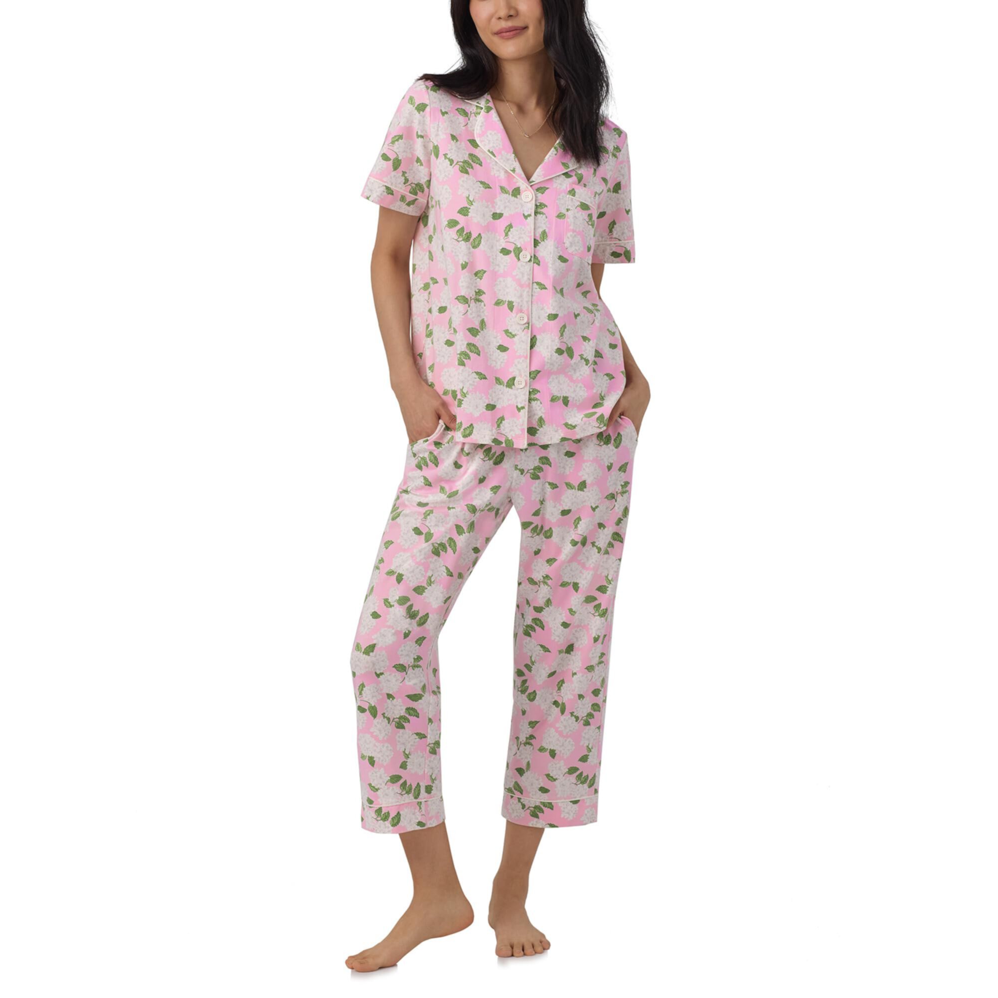 Женская Пижама BedHead Organic Cotton Classic Cropped PJ Set BedHead