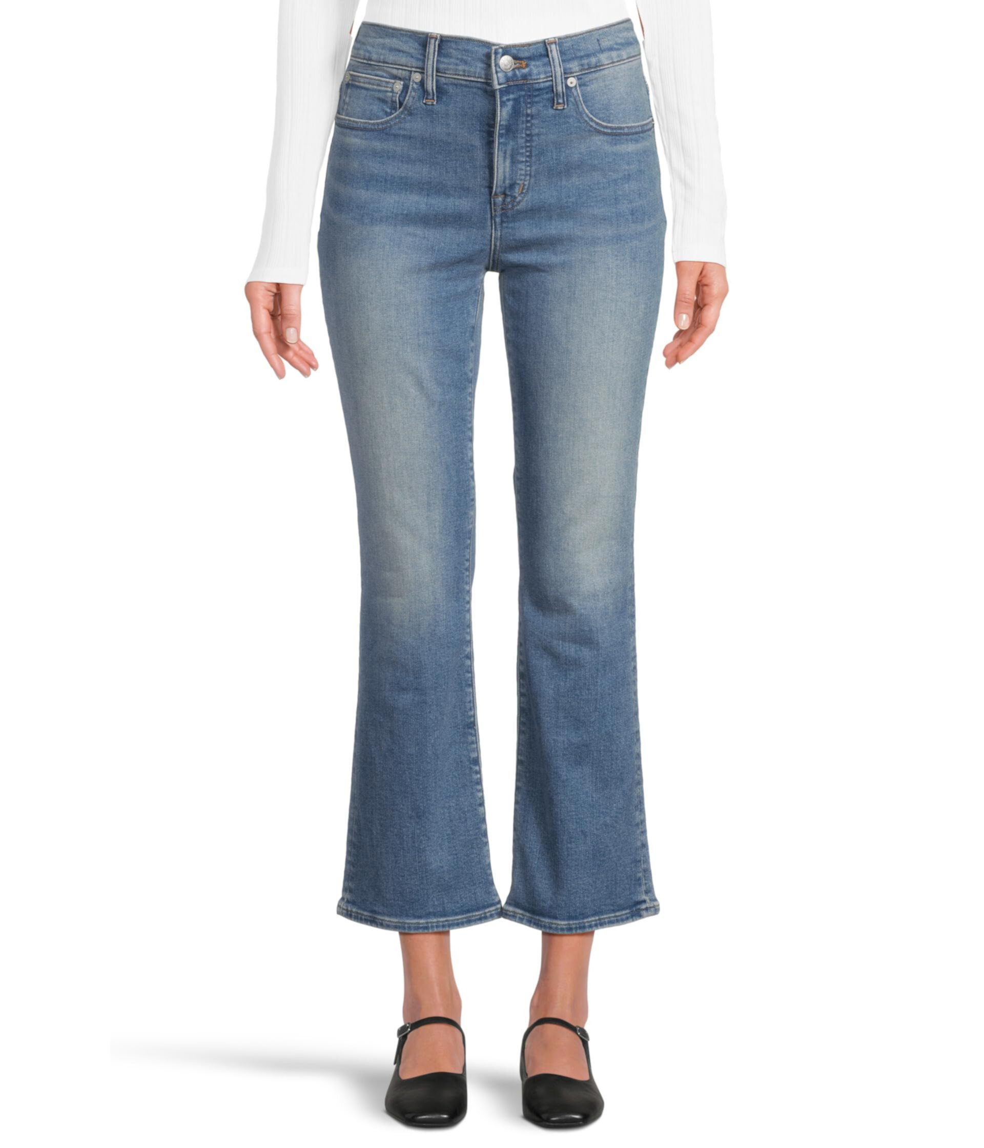 Женские Джинсы bootcut Madewell Kick Out Crop Madewell