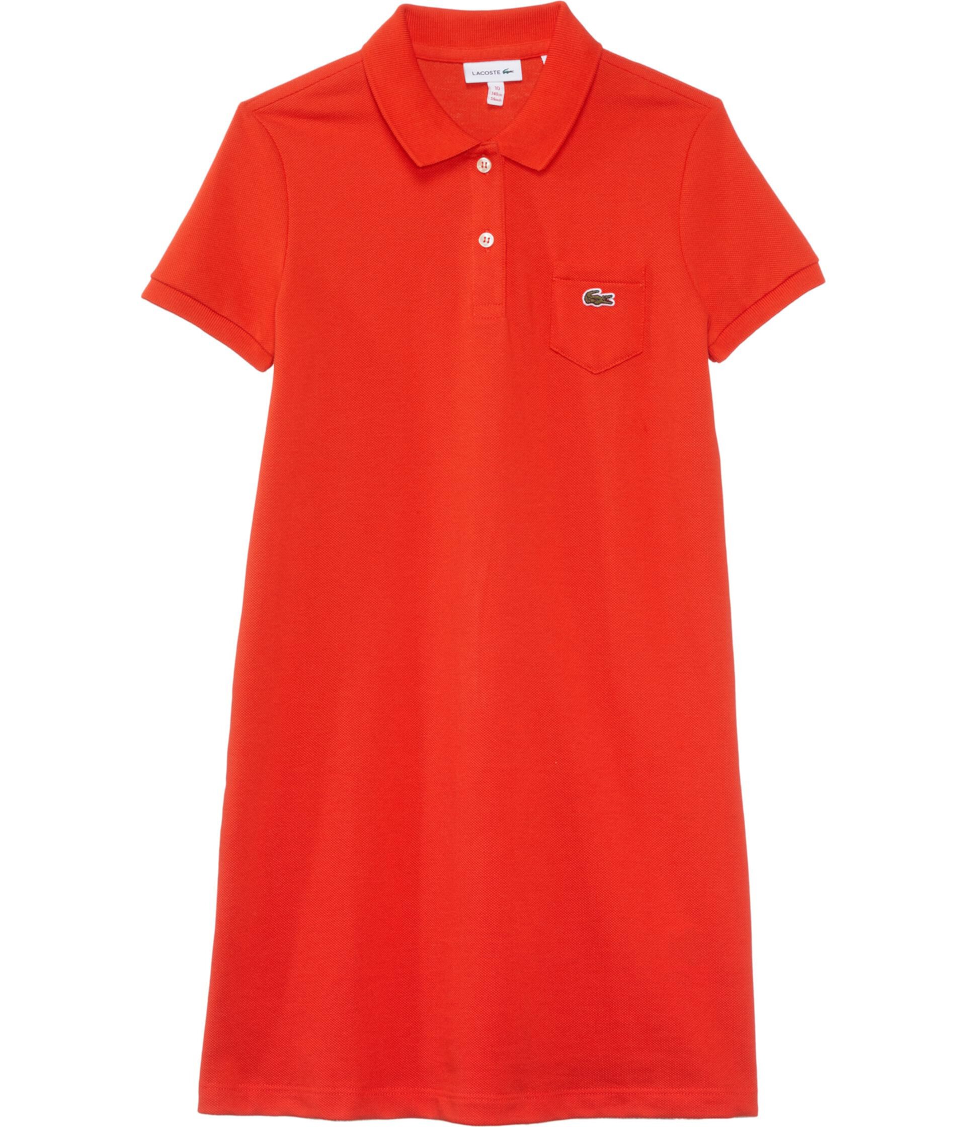 Solid Polo Dress (Little Kid/Toddler/Big Kid) Lacoste Kids