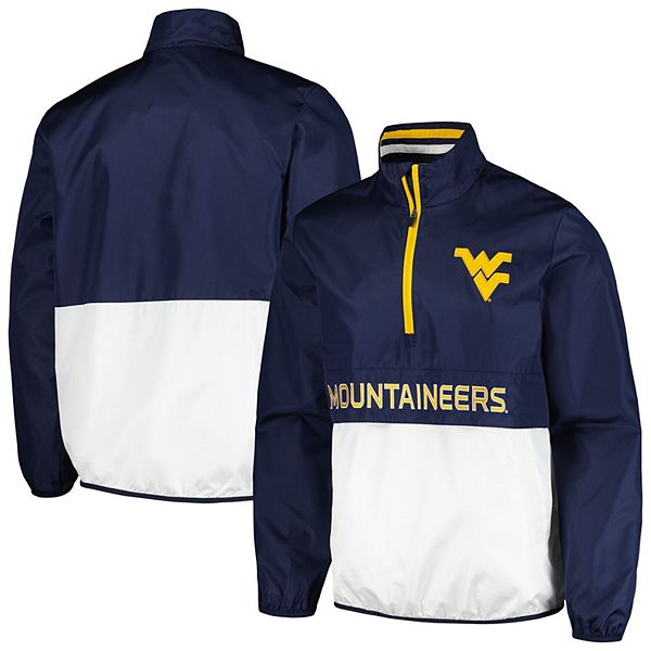 Легкий мужской топ G-III Sports с половинной молнией West Virginia Mountaineers In The Style