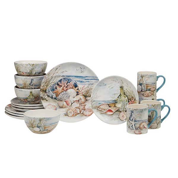 Certified International Coastal Landscape 16-pc. Dinnerware Set Certified International