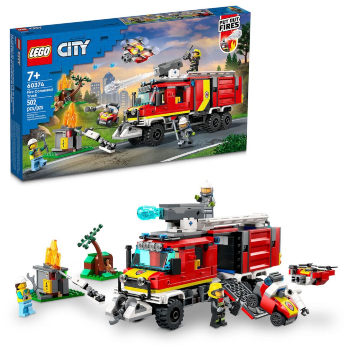 Грузовик Пожарной Команды LEGO City 60374 Lego