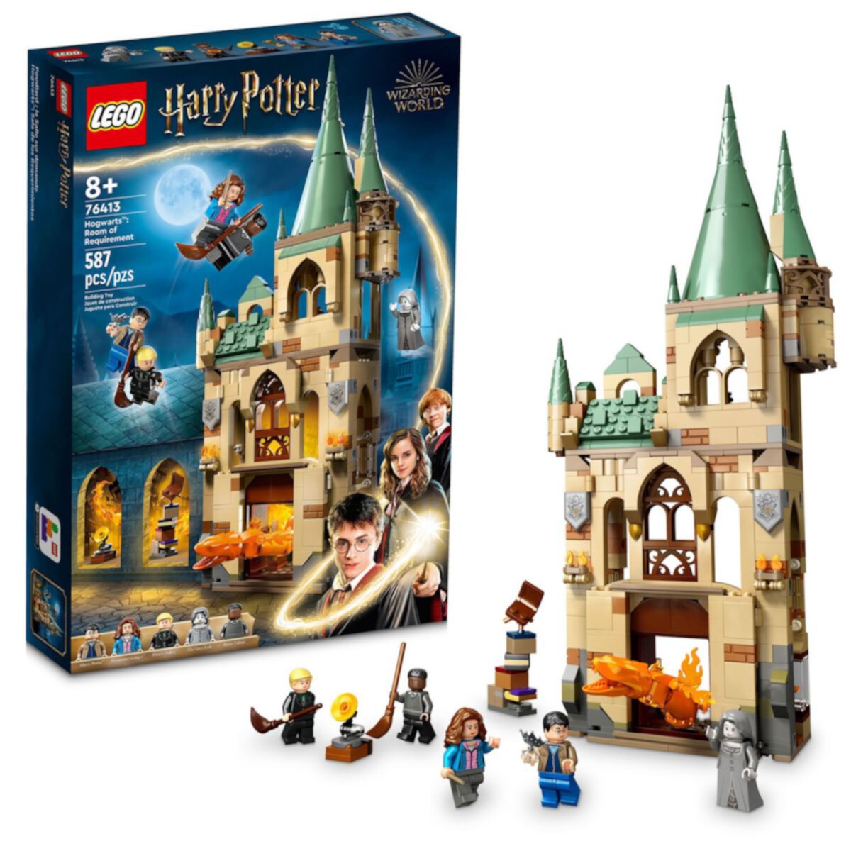 Lego Harry Potter Hogwarts: Room of Requirement 76413 Building Toy Set (587 Pcs) Lego