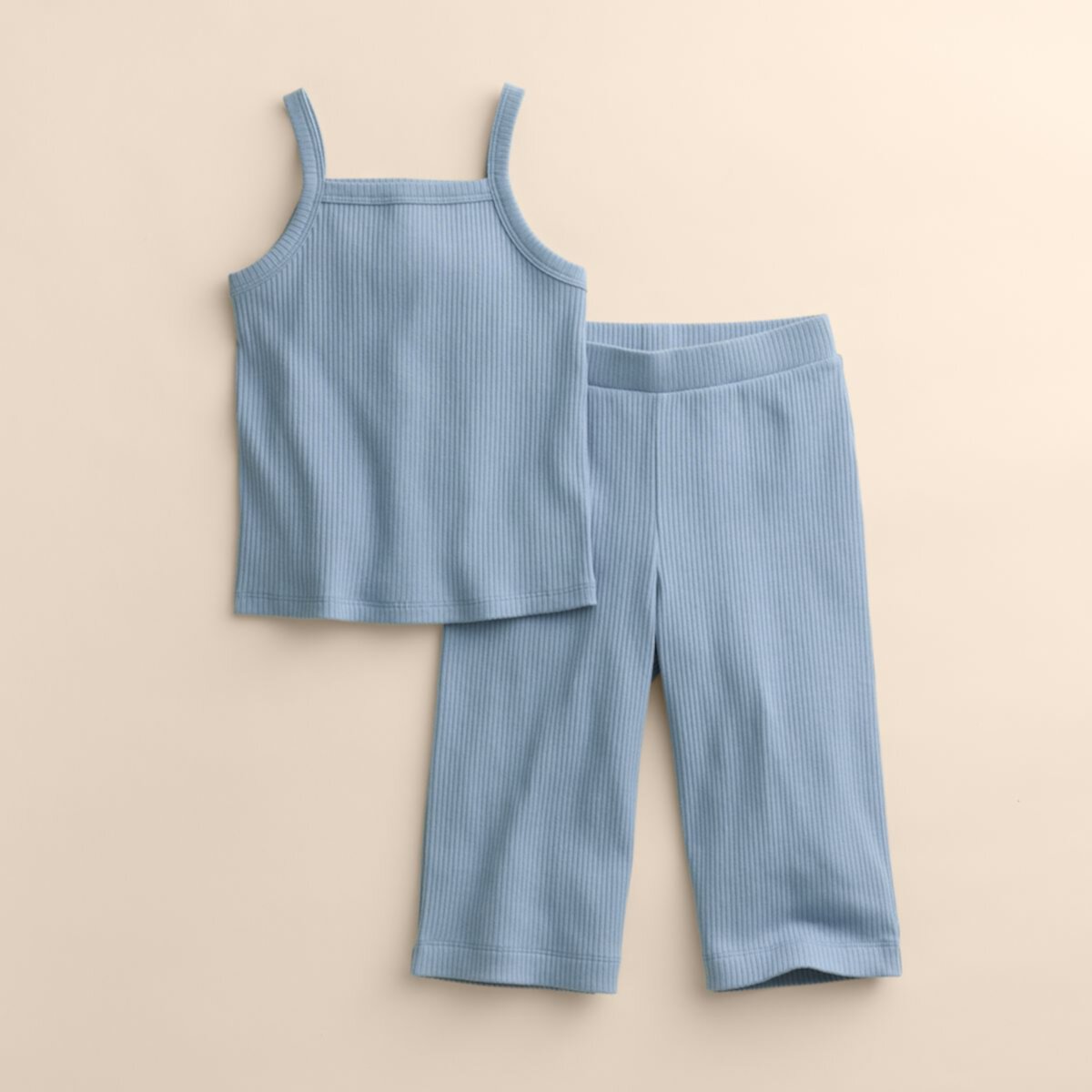 Girls 4-12 Little Co. by Lauren Conrad Ribbed Tank and Wide Leg Bottoms Set Little Co. by Lauren Conrad