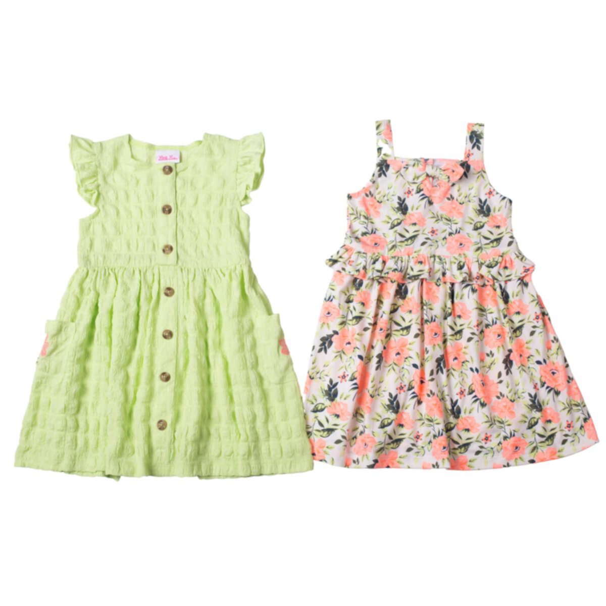 Платья Little Lass Для девочек Ruffly Sleeveless 2-Pack Little Lass