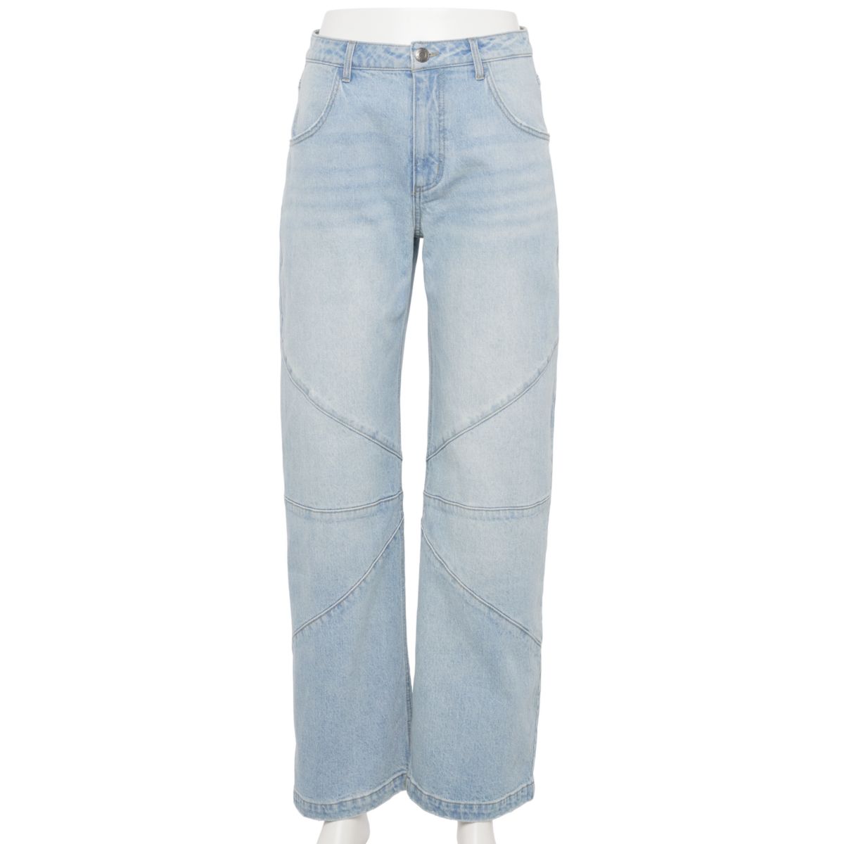 Juniors' Vanilla Star Seamed Wide Leg Jeans Vanilla Star