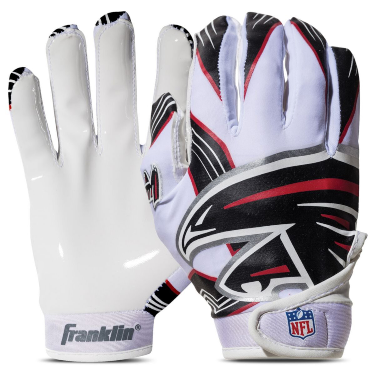 Вратарские перчатки Franklin Sports NFL Falcons для молодежи Franklin Sports