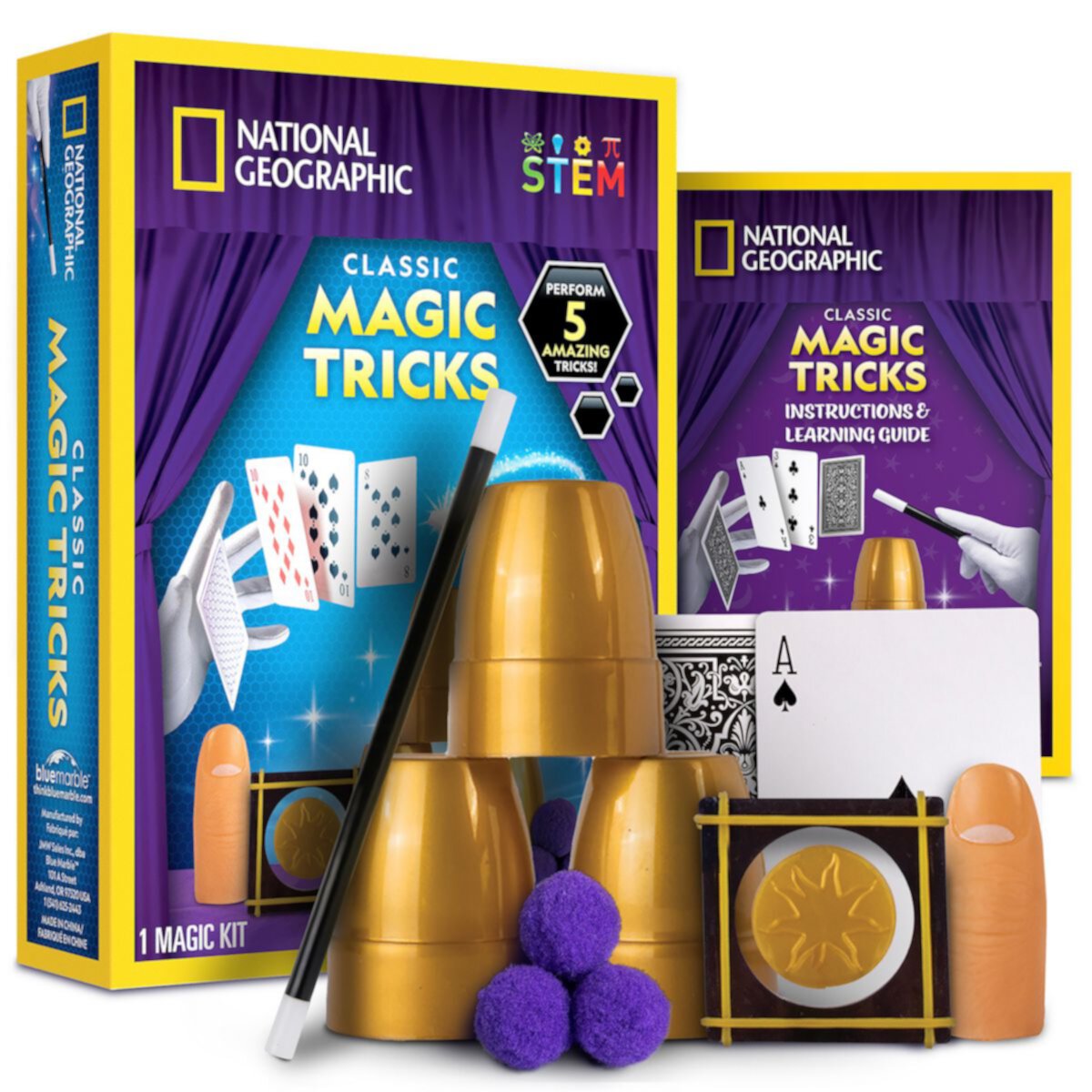 National Geographic STEM Classic Magic Tricks Set National Geographic