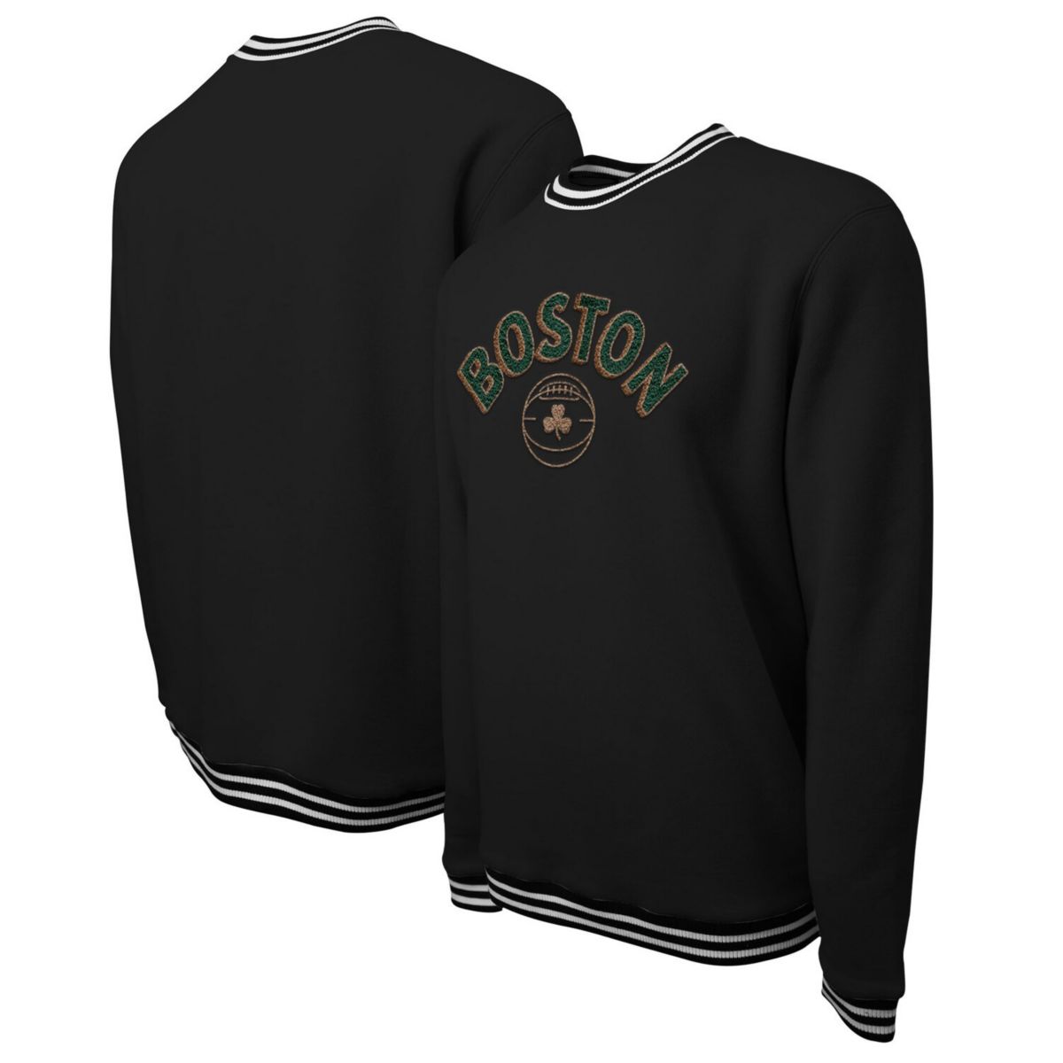 Unisex Stadium Essentials Black Boston Celtics 2023/24 City Edition Club Level Pullover Sweatshirt Stadium Essentials