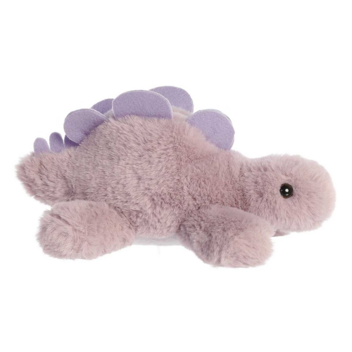 Aurora Small Purple Mini Flopsie 8&#34; Stegosaurus Adorable Stuffed Animal Aurora