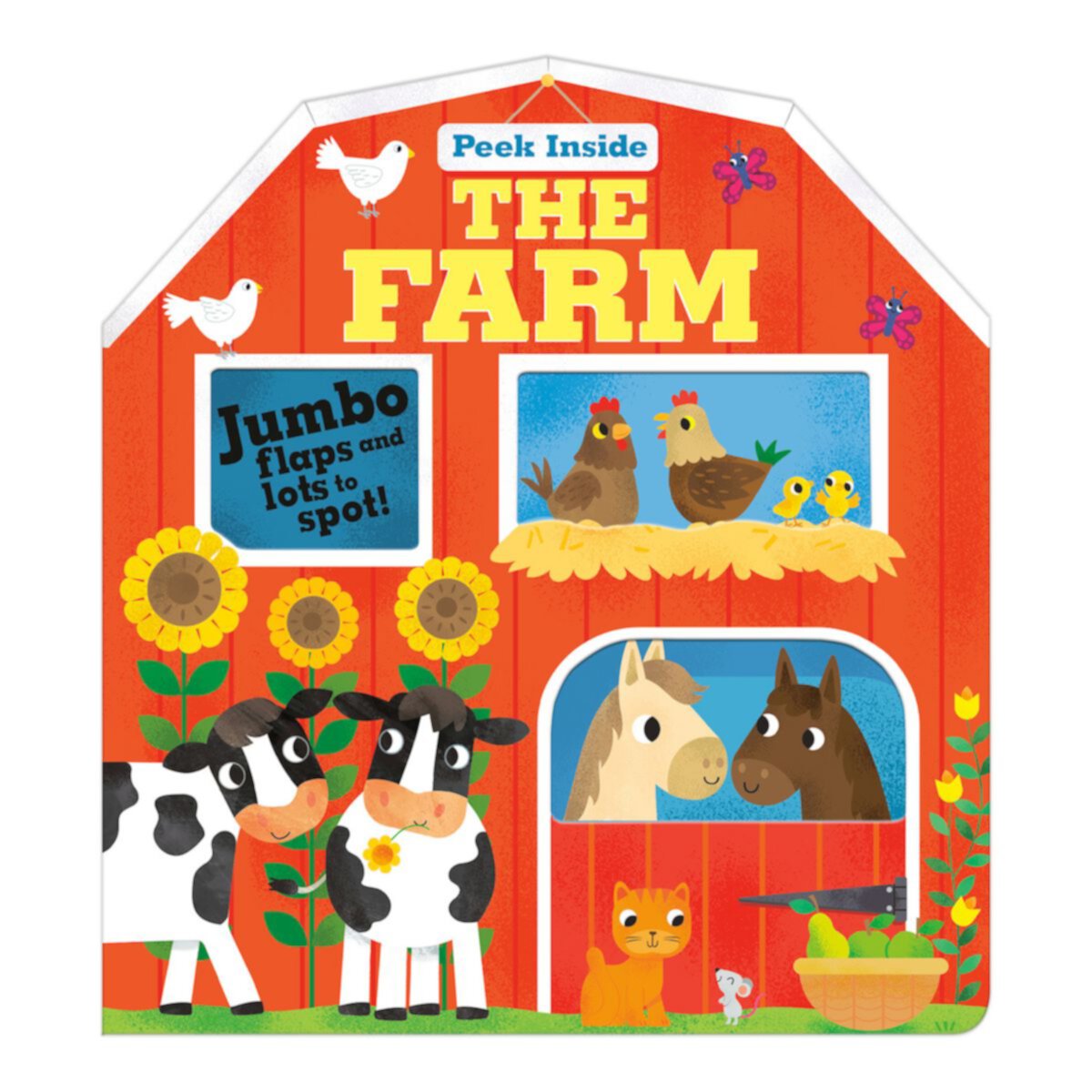 Peek Inside: The Farm by Becky Davies Children's Book Penguin Random House