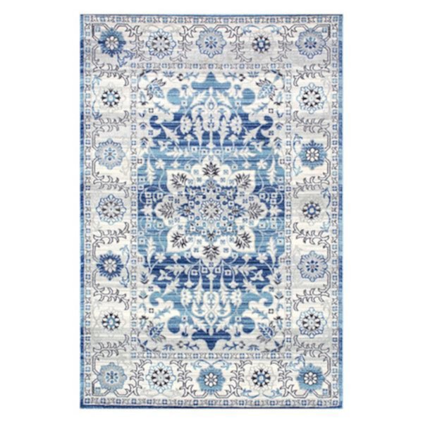 nuLOOM Tameika Framed Floral Rug NuLOOM