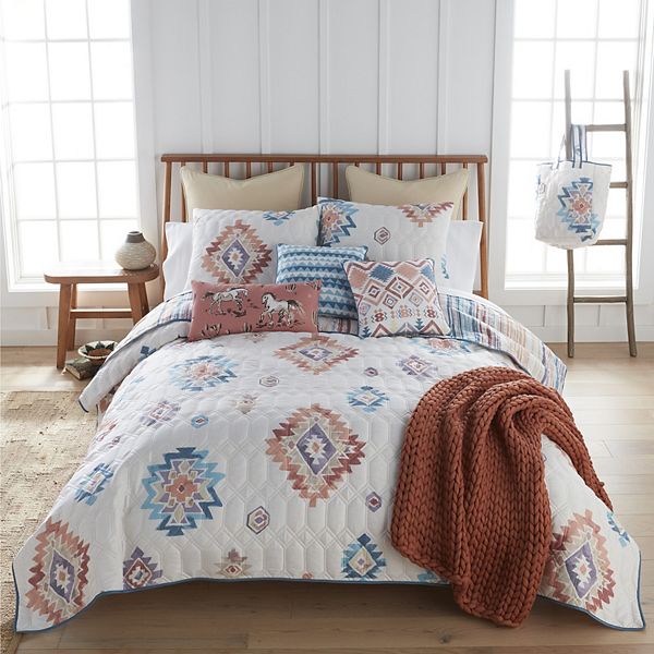 Donna Sharp Southwest Print Quilt Set with Shams Donna Sharp