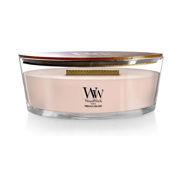 WoodWick Vanilla & Sea Salt Ellipse Candle WoodWick