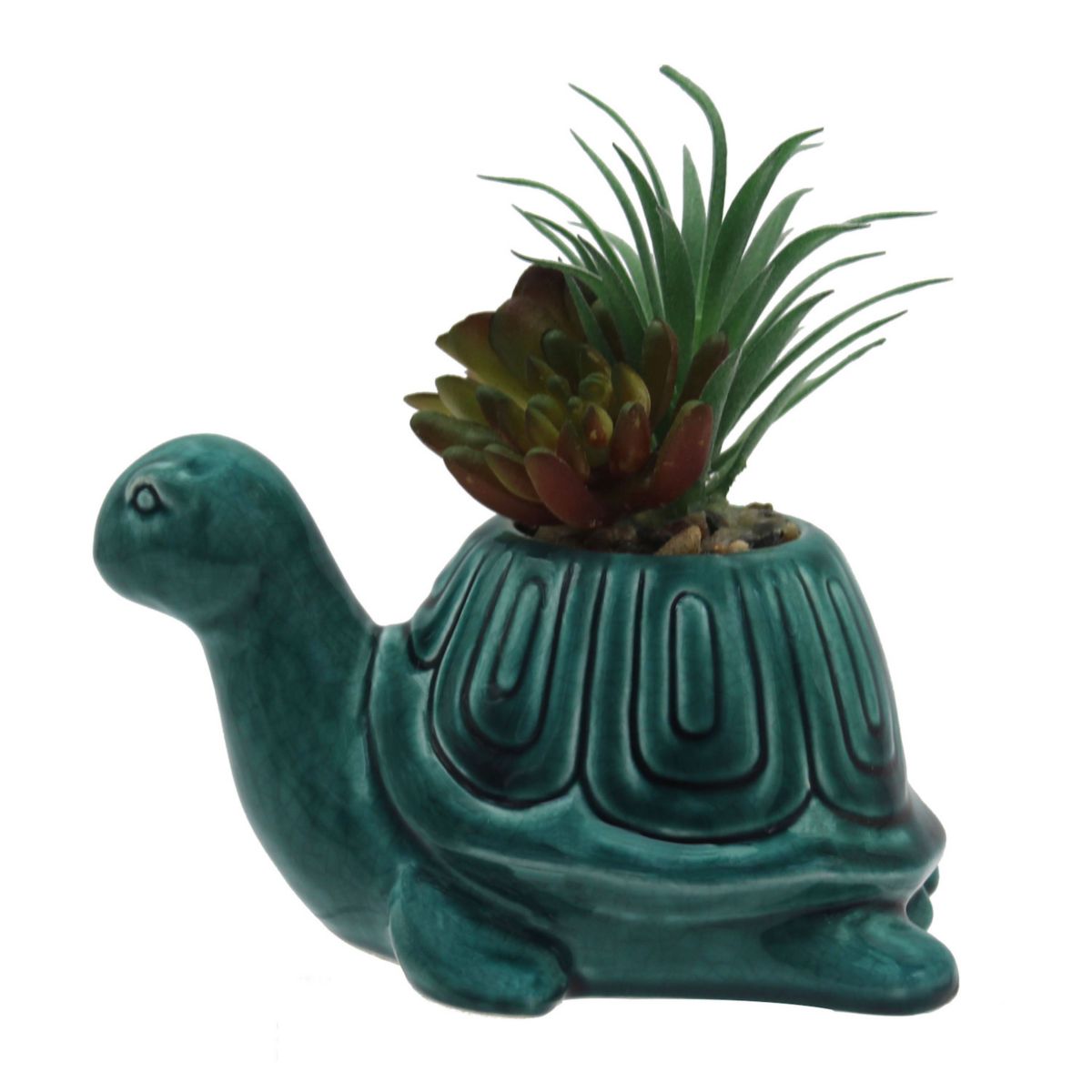 Sonoma Goods For Life® Artificial Air Plant In Teal Turtle Planter Table Decor SONOMA
