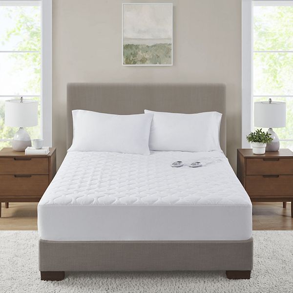 Serta® Microfiber Electric Heated Mattress Pad Serta