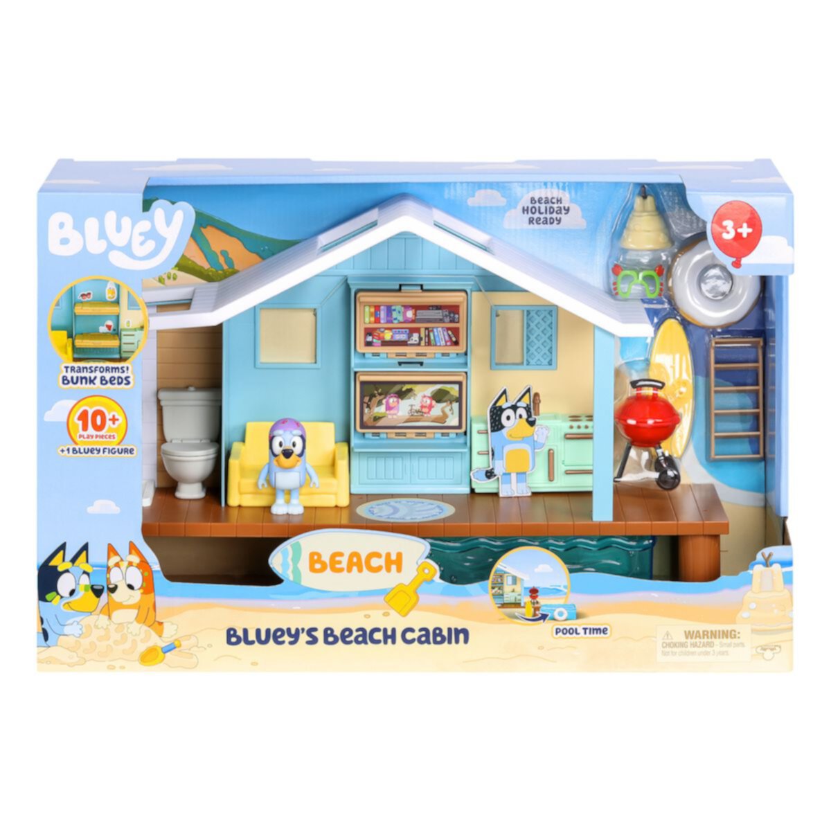 Bluey's Beach Cabin Playset Bluey