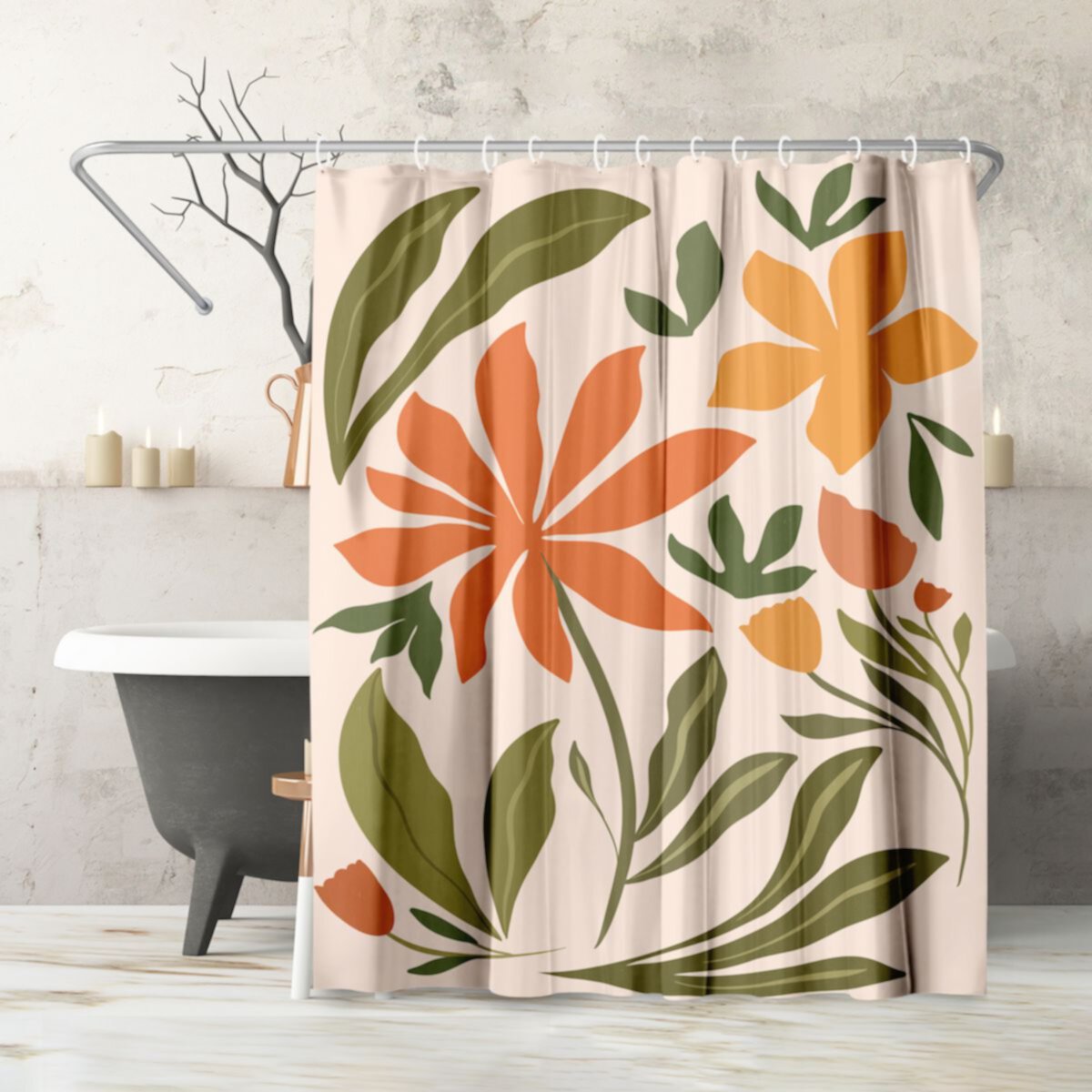 Americanflat A Warm Day Shower Curtain Americanflat