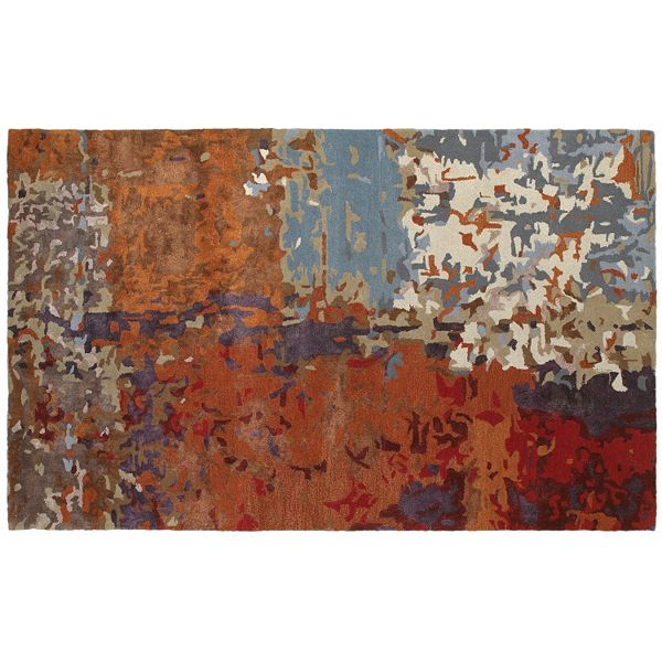 StyleHaven Giovanni Autumn Inspirations Abstract Wool Blend Rug StyleHaven