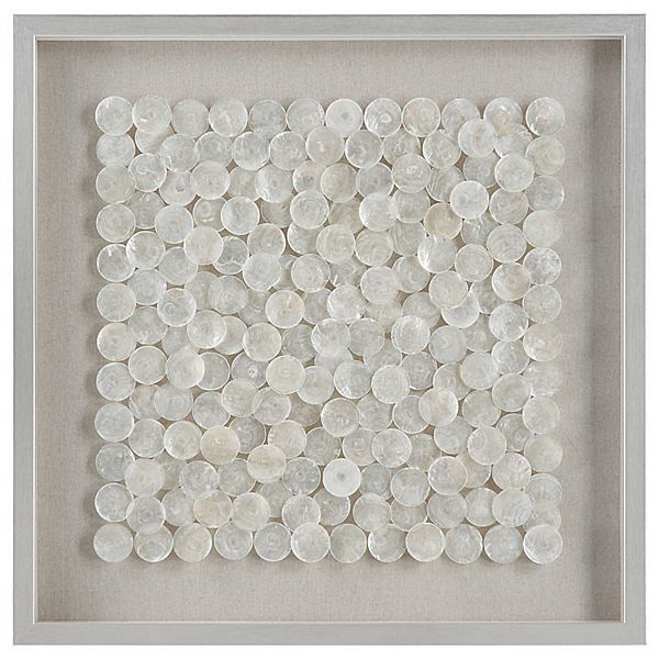 Uttermost Roxas Oyster Shell Shadow Box Uttermost