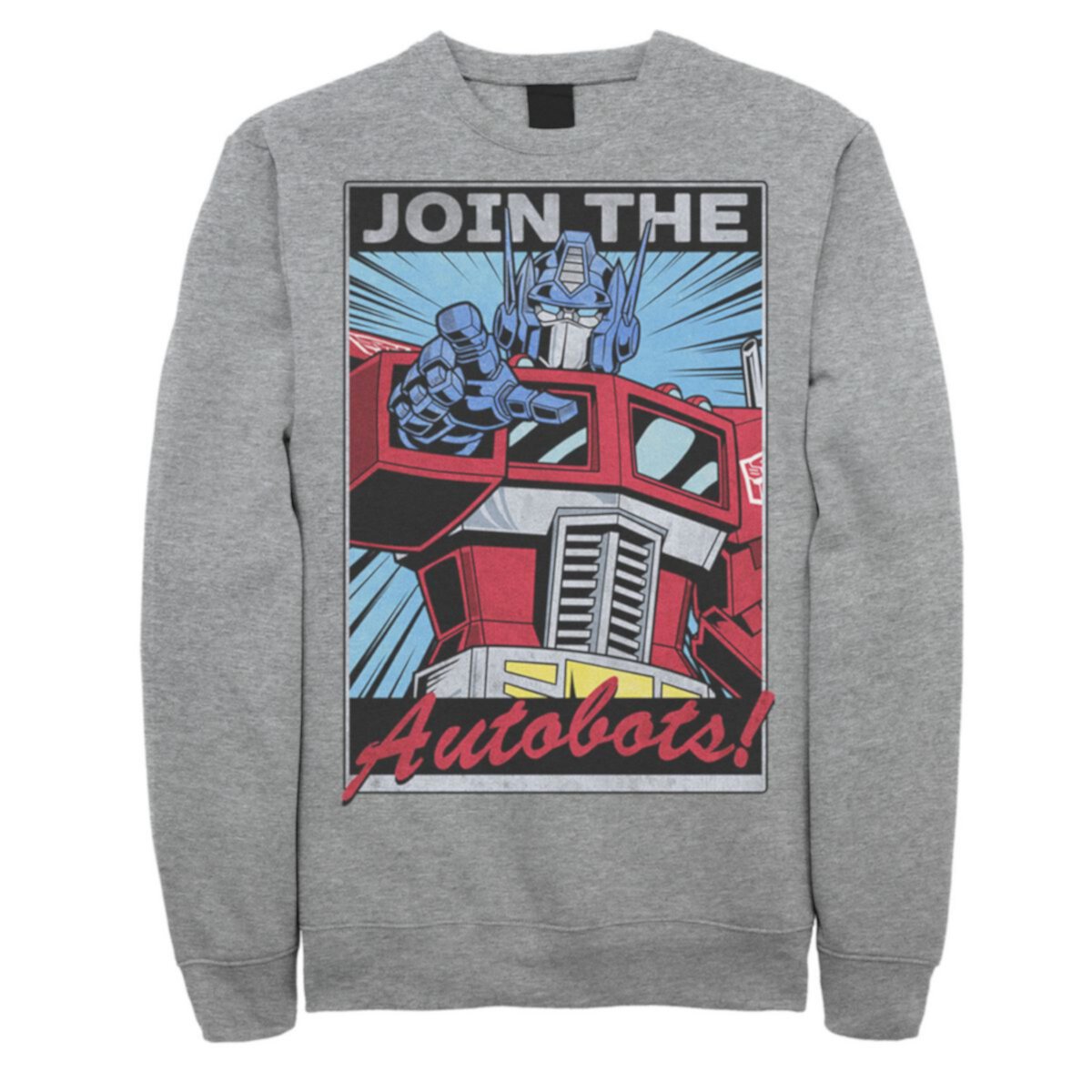 Men's Transformers Join The Autobots Poster Graphic Fleece Licensed Character