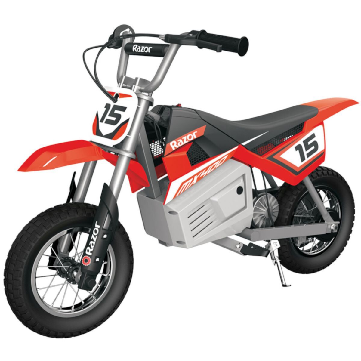 Razor MX400 Dirt Rocket 24V Electric Toy Motocross Motorcycle Dirt Bike, Red RAZOR
