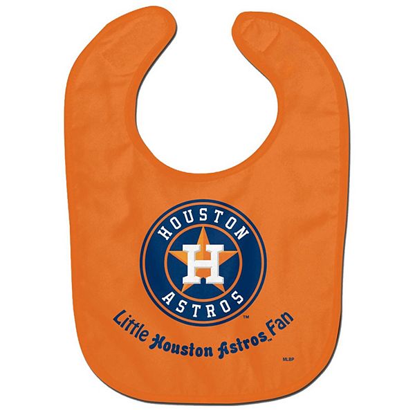 Слюнявчик для младенца Houston Astros Lil Fan All Pro, 100% полиэстер, легкий в уходе Unbranded