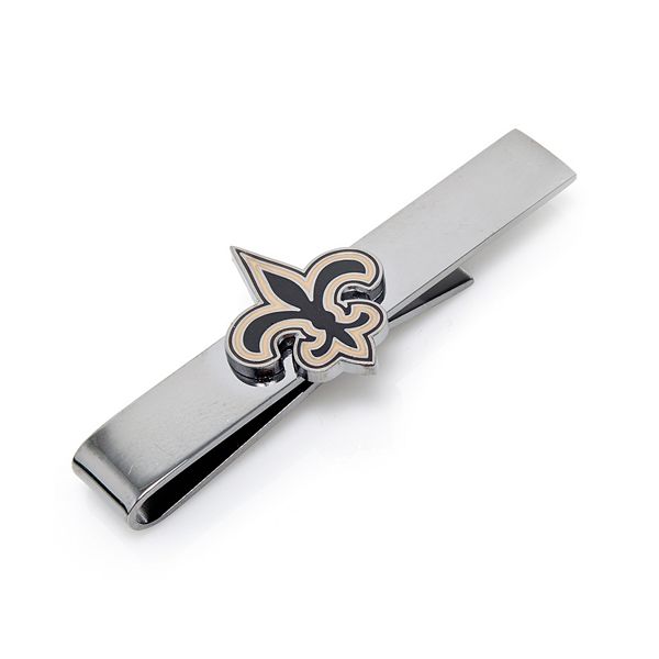 Зажим для галстука New Orleans Saints серебристого цвета, длина 6 см Cufflinks, Inc.