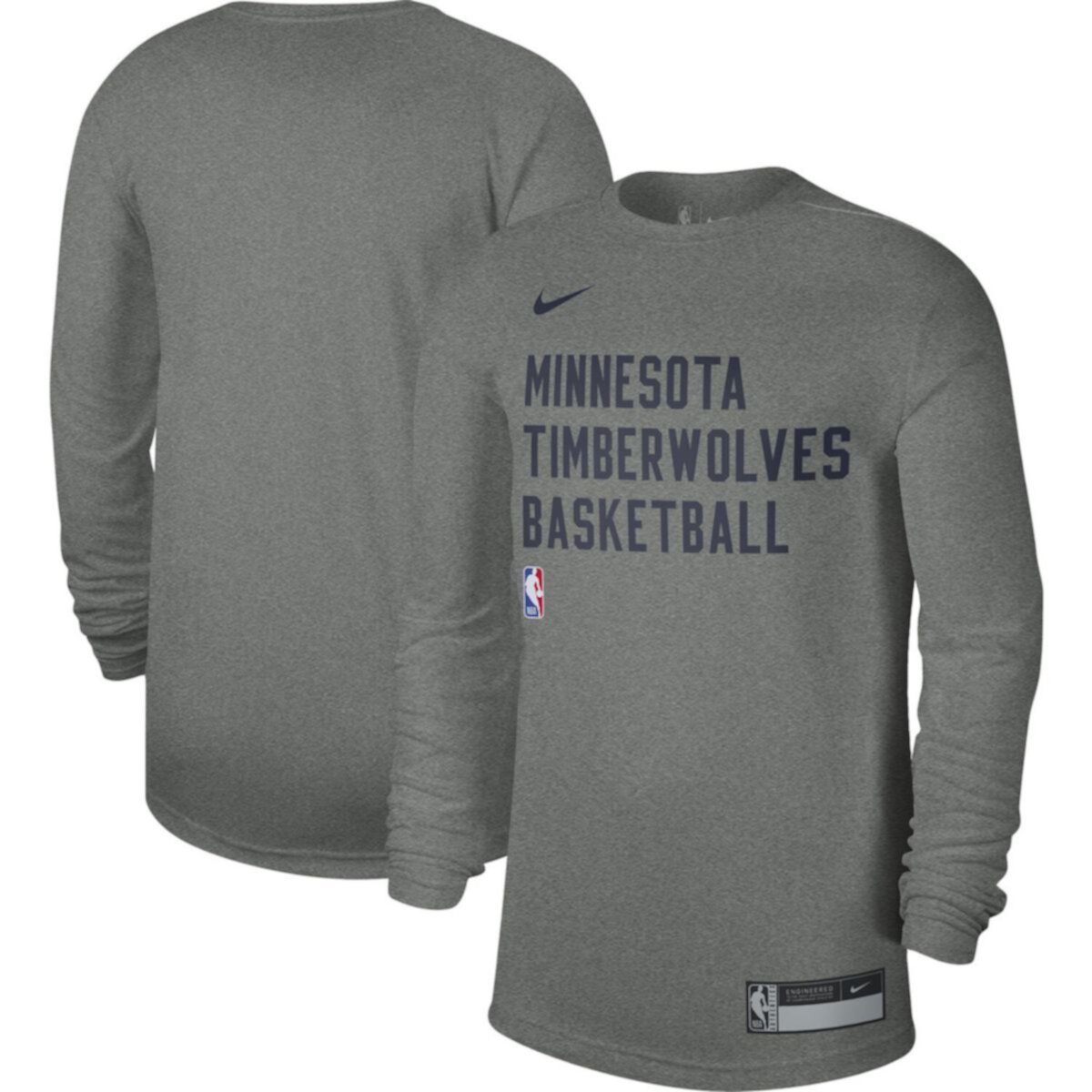 Универсальная футболка с длинным рукавом и технологией Dri-FIT Nike Minnesota Timberwolves 2023/24 Nitro USA