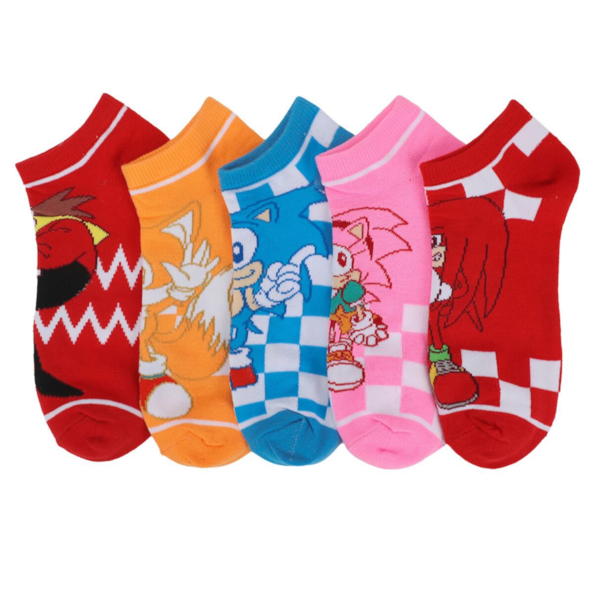 Women's Sonic 5-Pack Ankle Socks Licensed Character