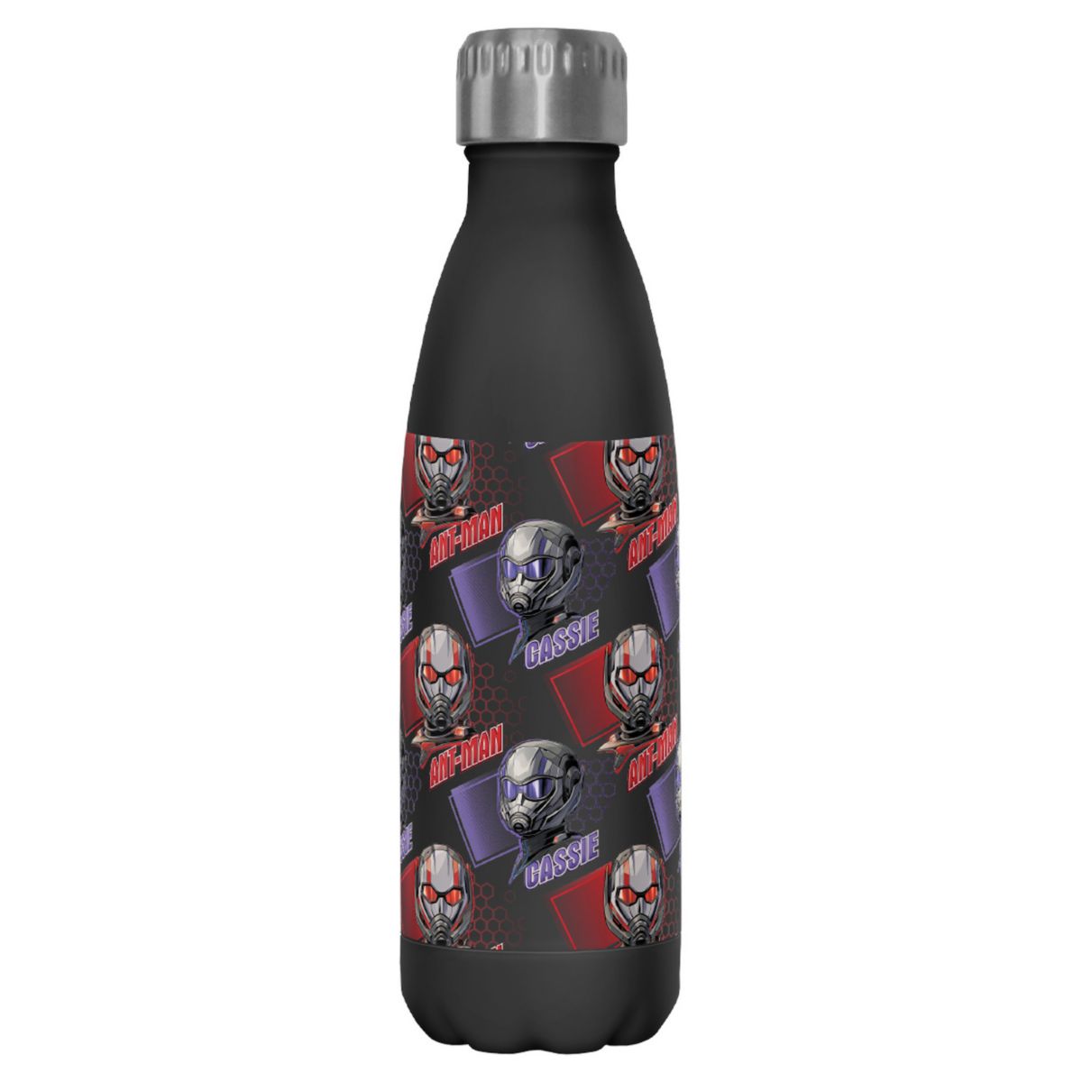 Marvel Ant-Man And The Wasp: Quantumania Cassie And Ant-man Helmets Print 17-oz. Stainless Steel Bottle Licensed Character