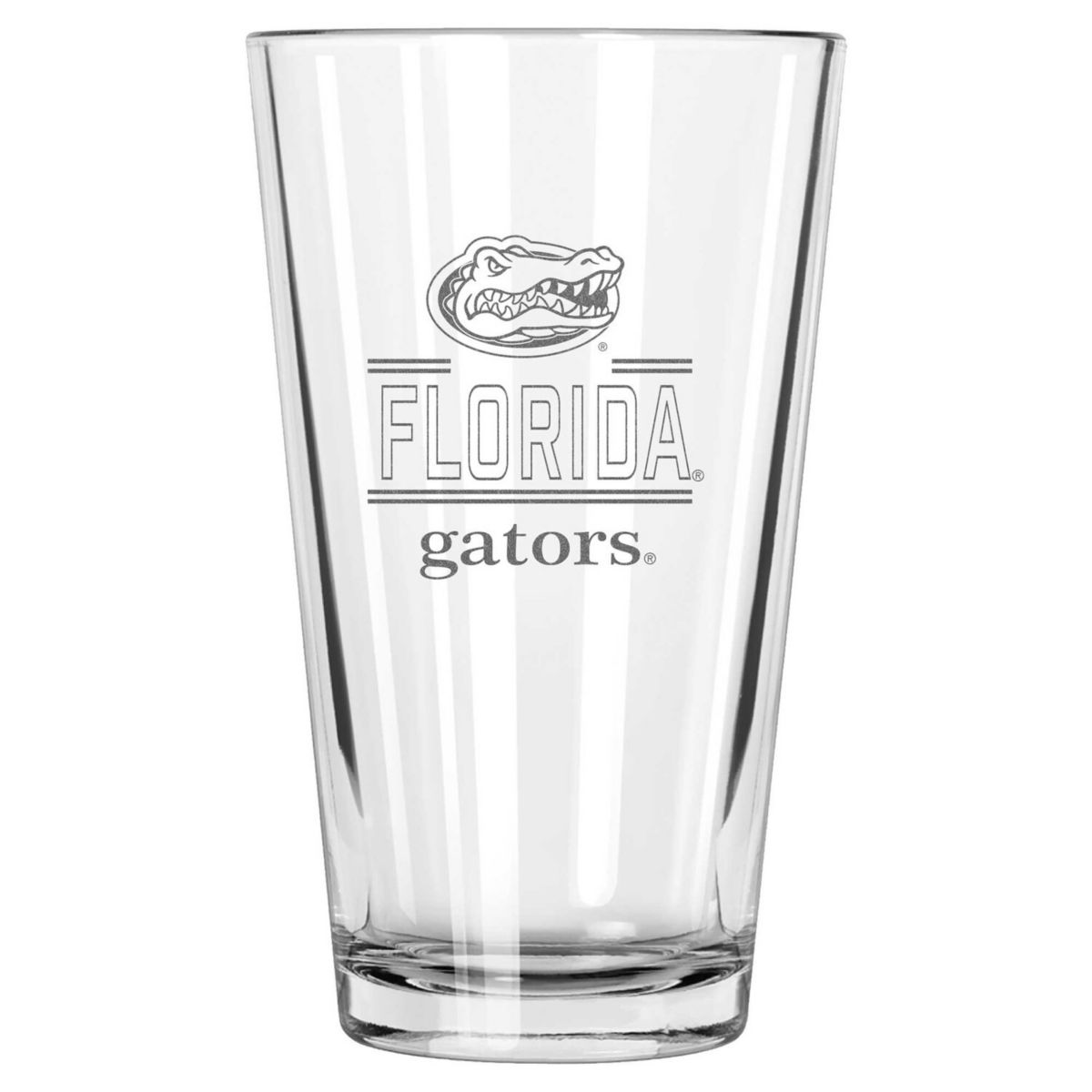 Florida Gators 16oz. Etched Classic Crew Pint Glass The Memory Company