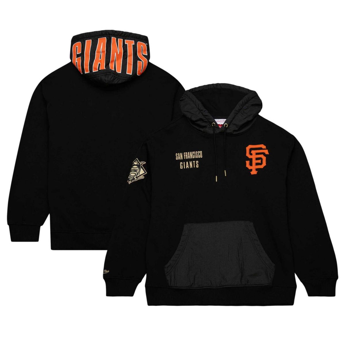 Men's Mitchell & Ness Black San Francisco Giants Team OG 2.0 Current Logo Pullover Hoodie Mitchell & Ness