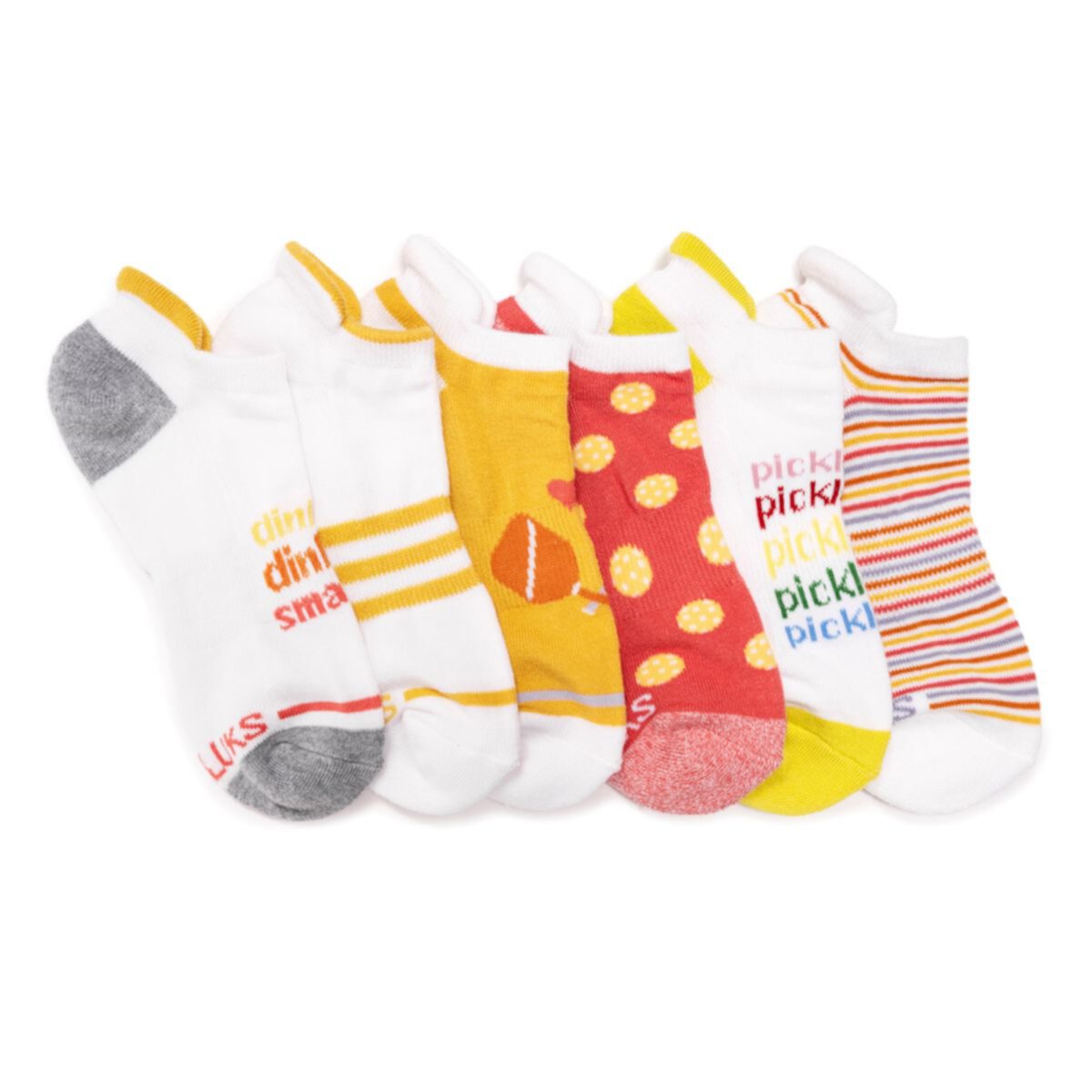 Women's MUK LUKS Pickleball Ankle Socks 6-Pack MUK LUKS