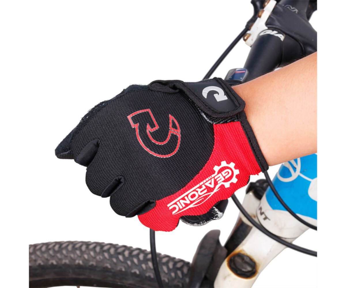 F.C Design Cycling Shockproof Foam Padded Sports Full Finger Short Gloves F.C Design