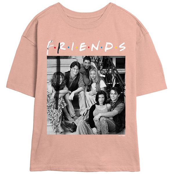 Детская Футболка Friends Friends Stairs Group Photo Skimmer Graphic Tee Friends