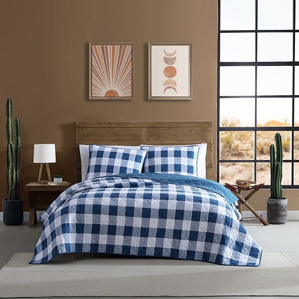 Wrangler Flagstaff Check Quilt Set Wrangler