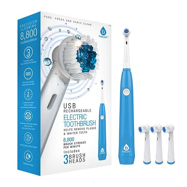 Pursonic Usb Rechargeable Rotary Toothbrush Pursonic