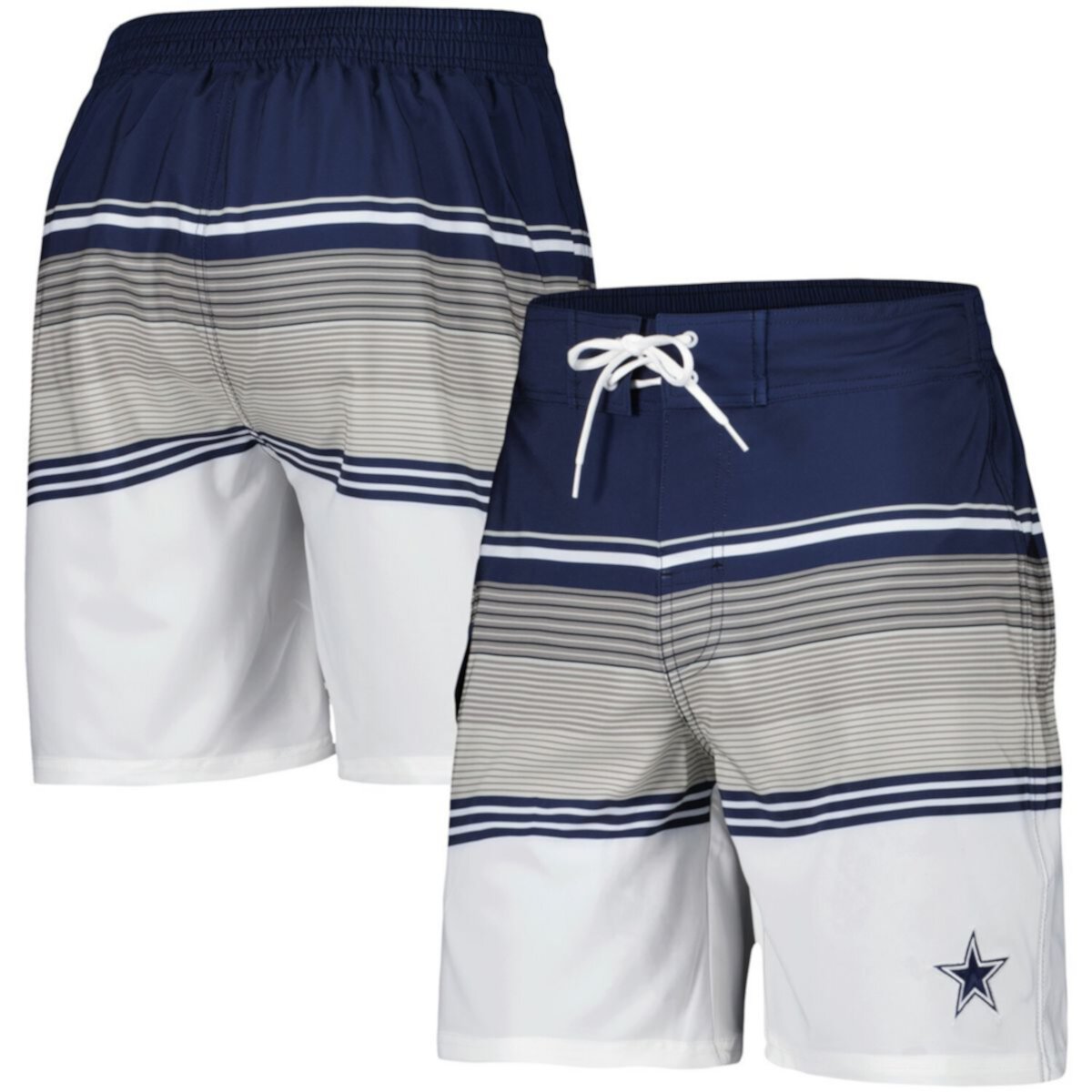 Men's G-III Extreme  Navy Dallas Cowboys Jump Shot Volley Swim Trunks G-III Extreme
