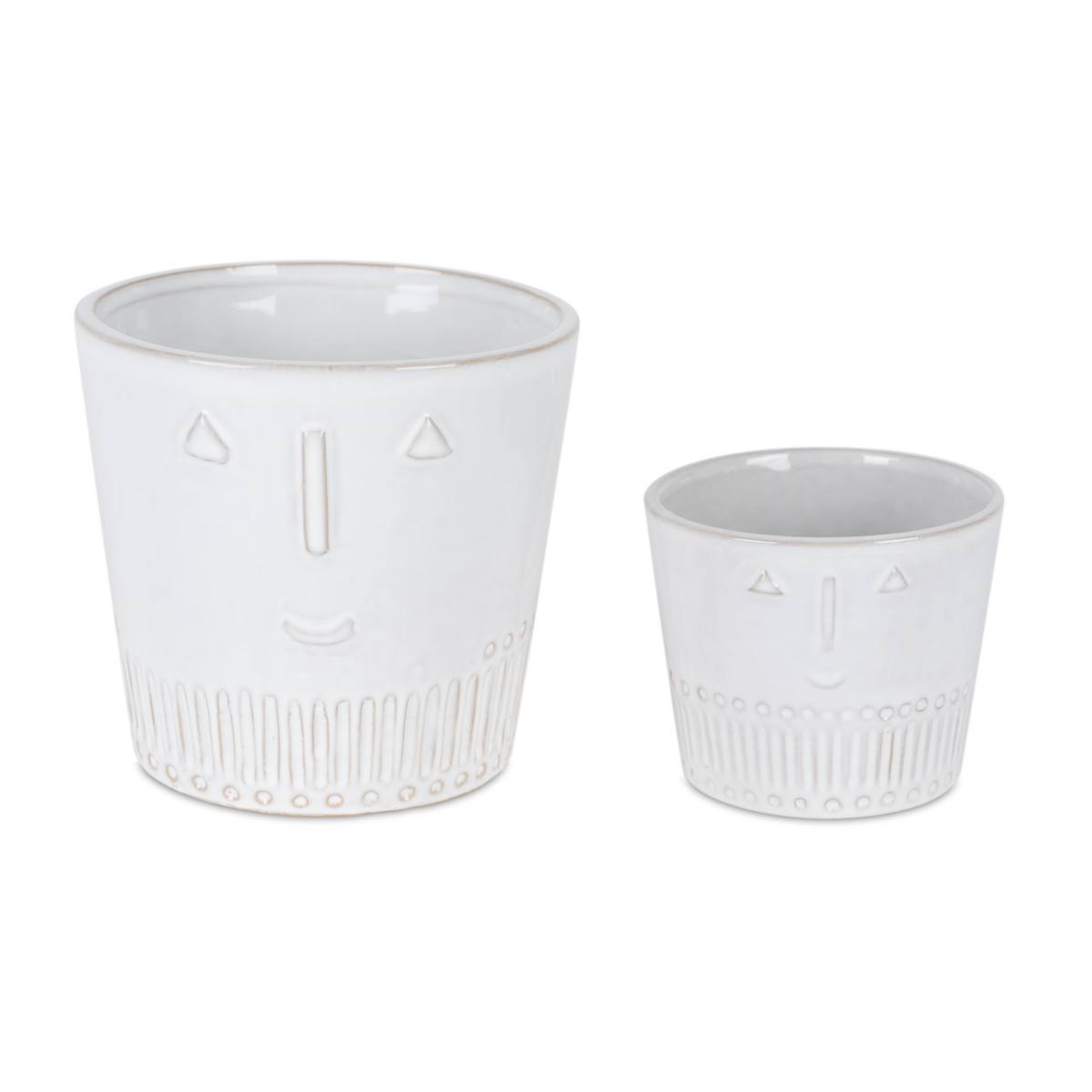 Melrose Face Planter Table Decor 2-piece Set Melrose